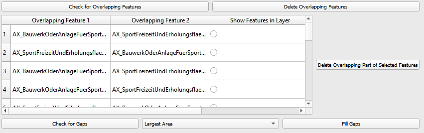 Optional Steps Land Use Layer